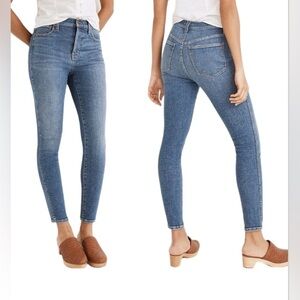NWT Madewell 10” High Rise Skinny Crop